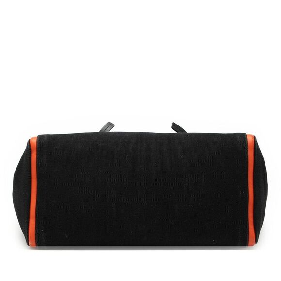 Pre Loved prada Classic Tote Bag Women Black Satchel - Picture 3 of 7